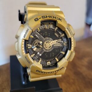 G-Shock Black & Gold Series Analog/Digital Anti-Magnetic Watch - GA-110GD-9B